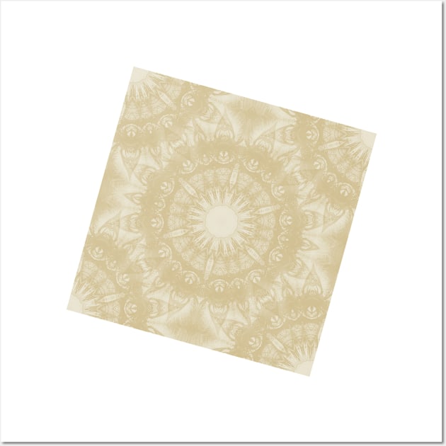 Kaleidoscope in beige Wall Art by hereswendy